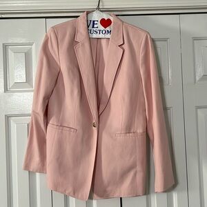 Loft pink suit jacket
